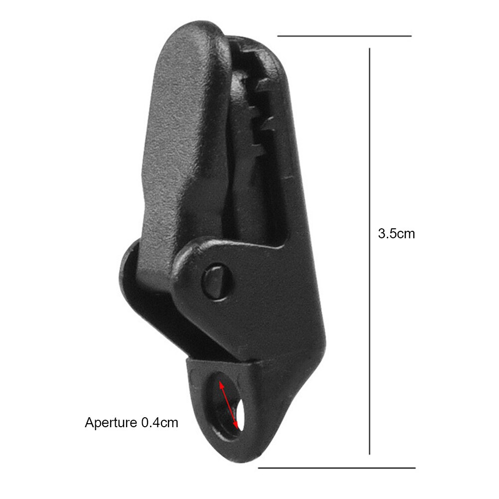 Cheap Goat Tents Waterproof Thumb Screw Tent Clamp Windproof Outdoor Hiking Camp Tent Awning Fixing Clamp Grip with Carabiner Hook   